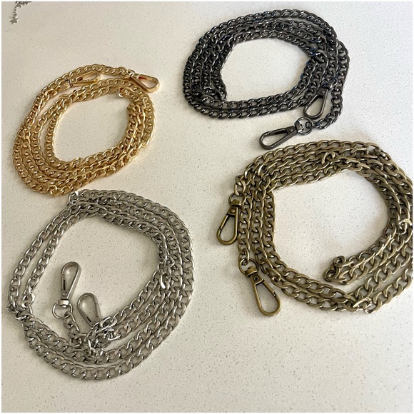 Premium Stainless Steel Replacement Chain for Crossbody Shoulder bags - Picture 4 of 7